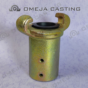 Sandstrahlen Sie das Schlauchende der Kupplung